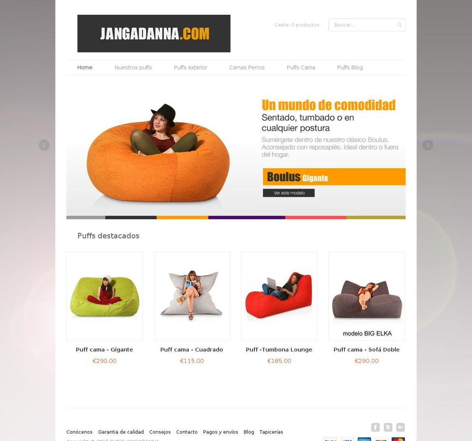 jangadanna.com shopify website screenshot