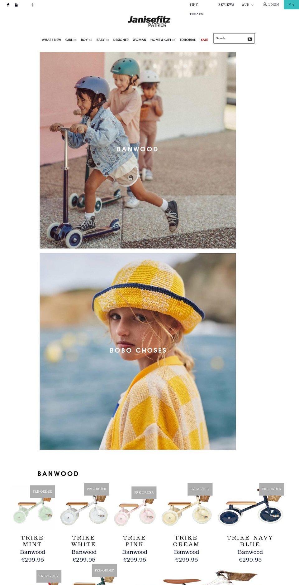 janisefitzpatrick.com shopify website screenshot