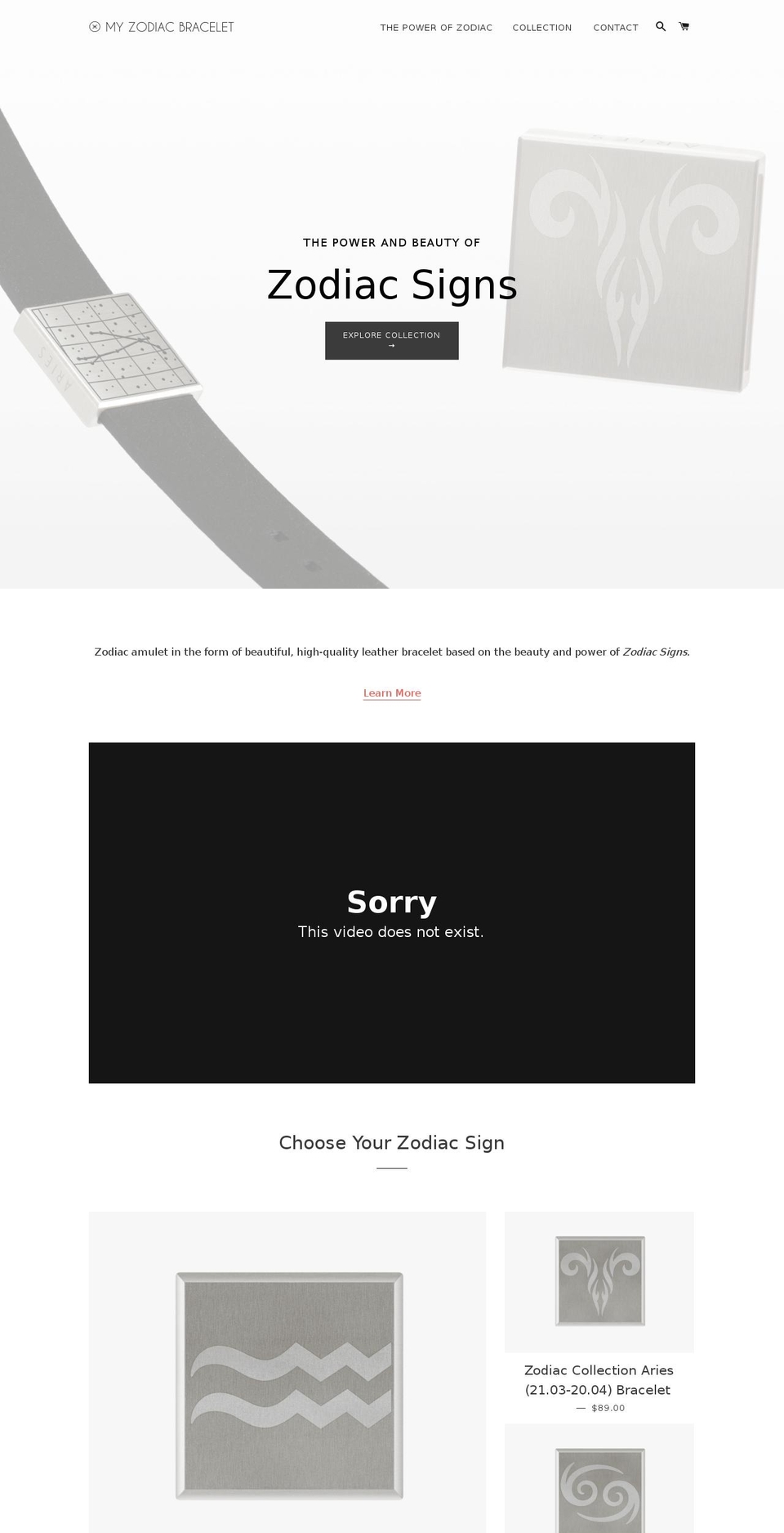 janoshbracelet.com shopify website screenshot
