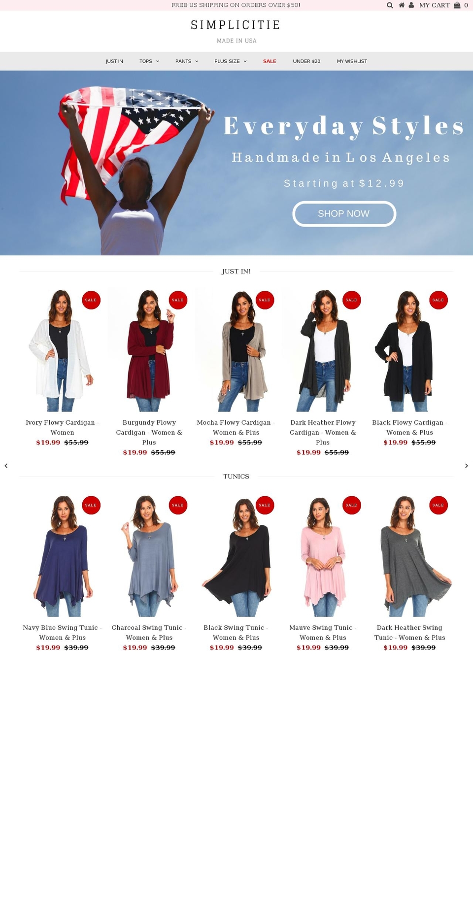 jantie.com — Shopify storefront screenshot
