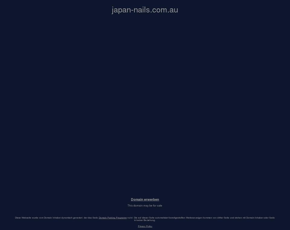 japan-nails.com.au shopify website screenshot
