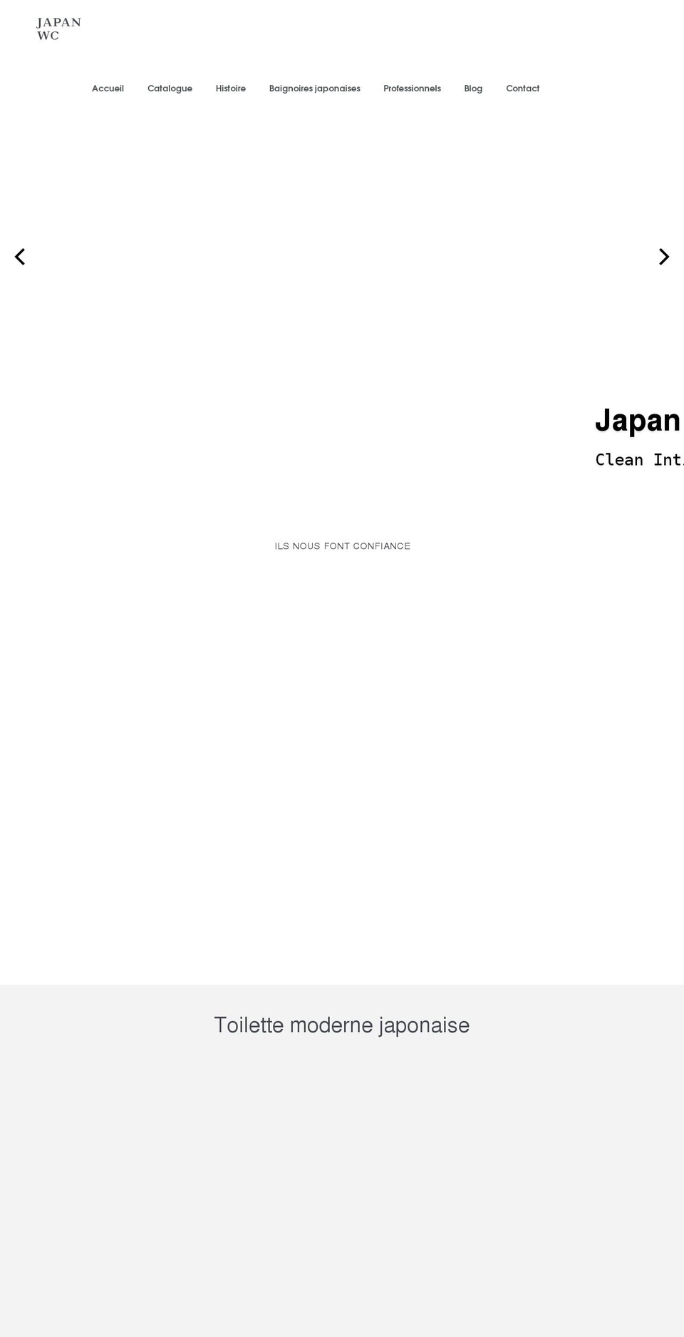 japan-wc.com shopify website screenshot