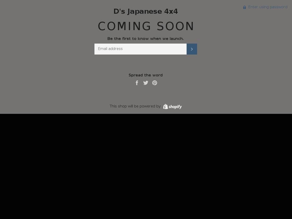 japanese4x4.com — Shopify storefront screenshot