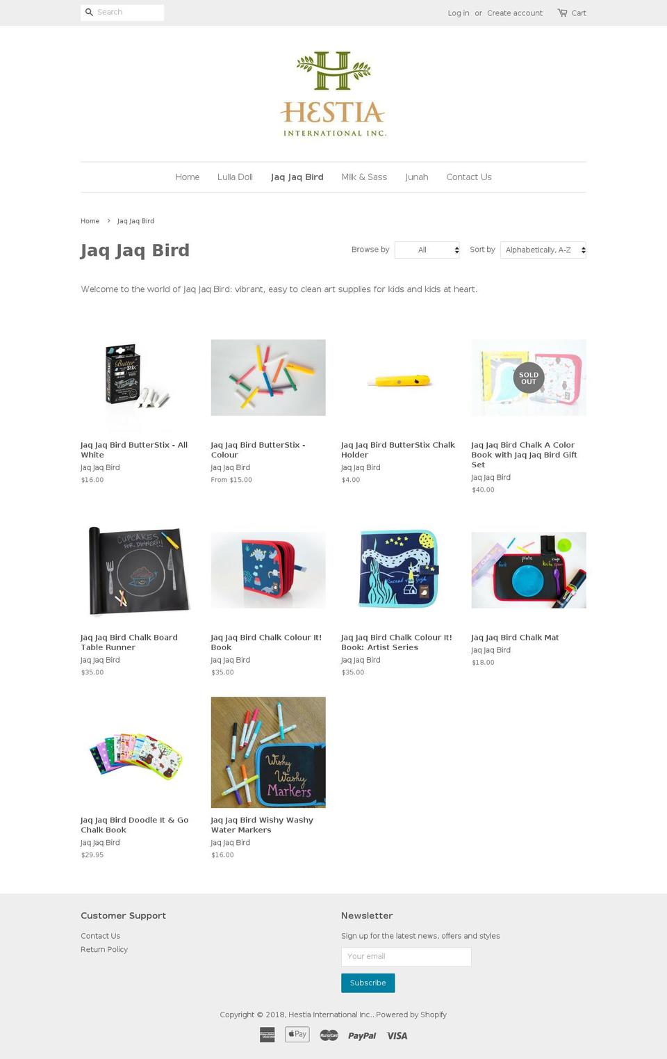 jaqjaqbirdcanada.com — Shopify storefront screenshot