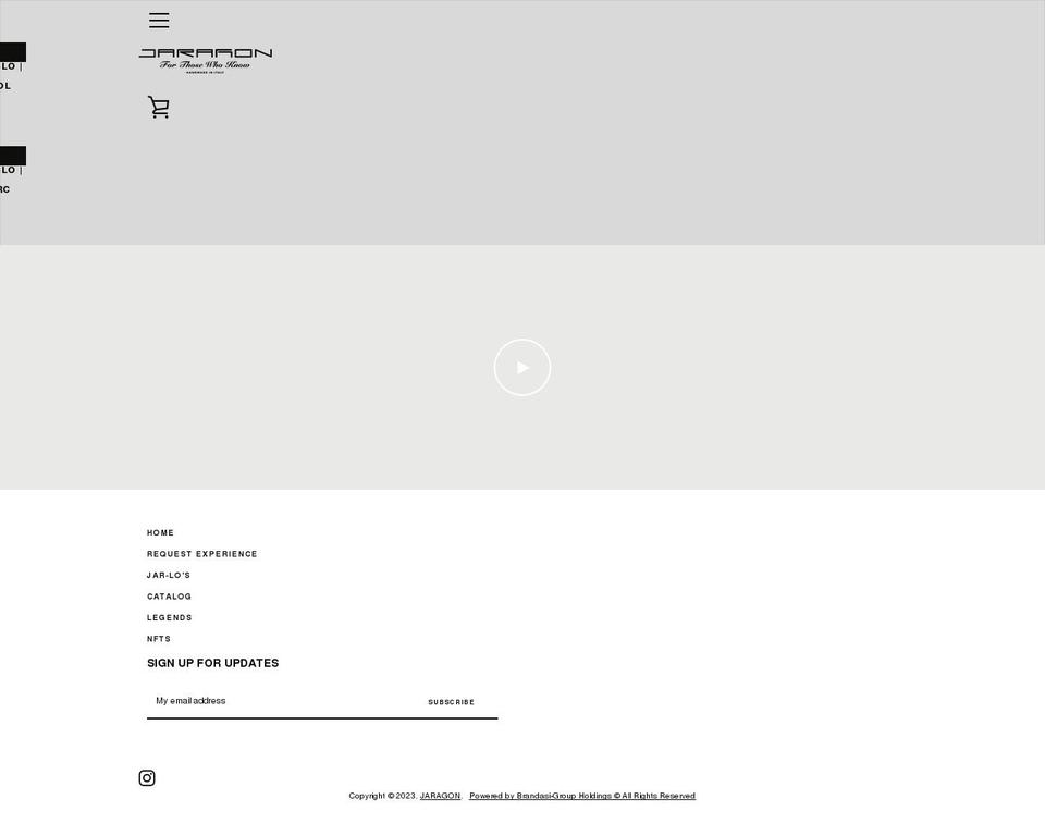 jaragon.com shopify website screenshot