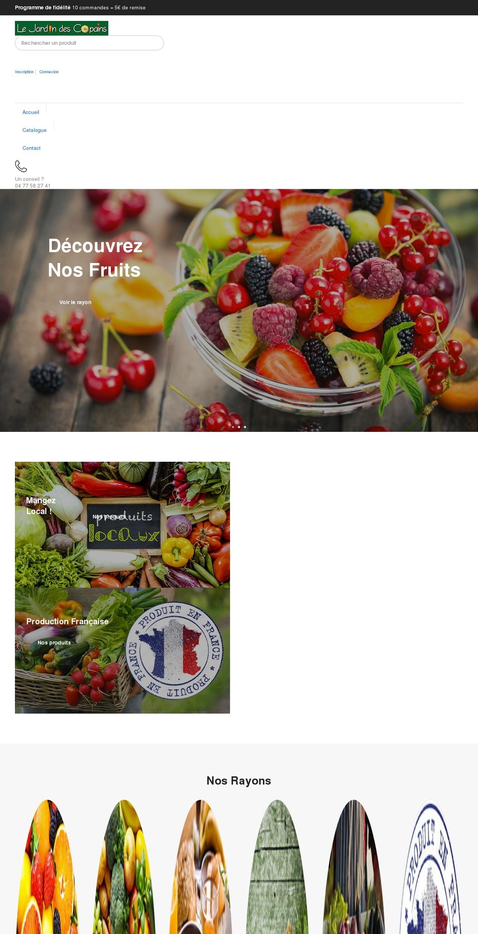 Vegist- Shopify theme site example jardindescopains.fr