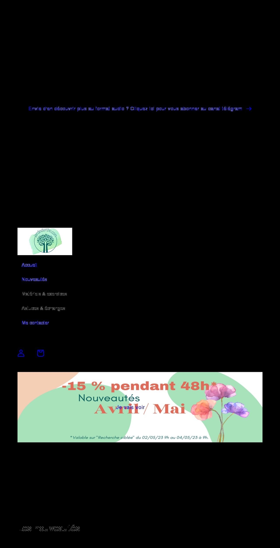 jardindortho.com shopify website screenshot