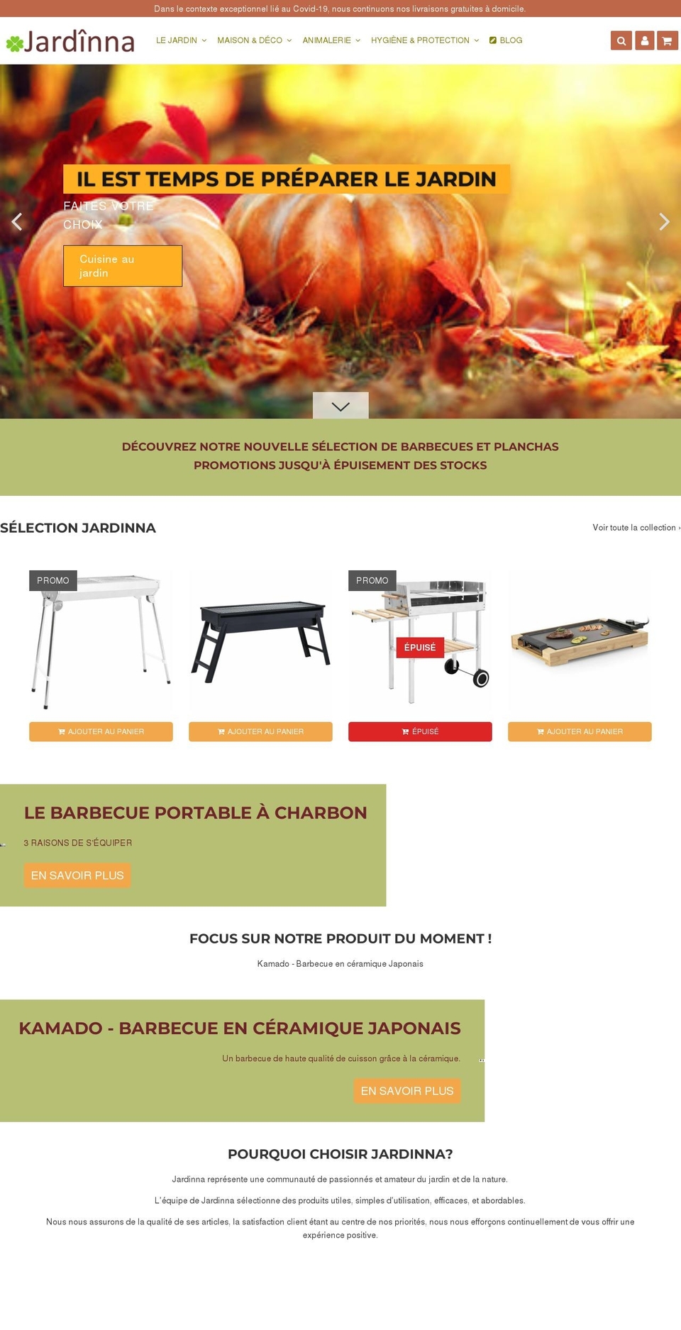 jardinna.com shopify website screenshot