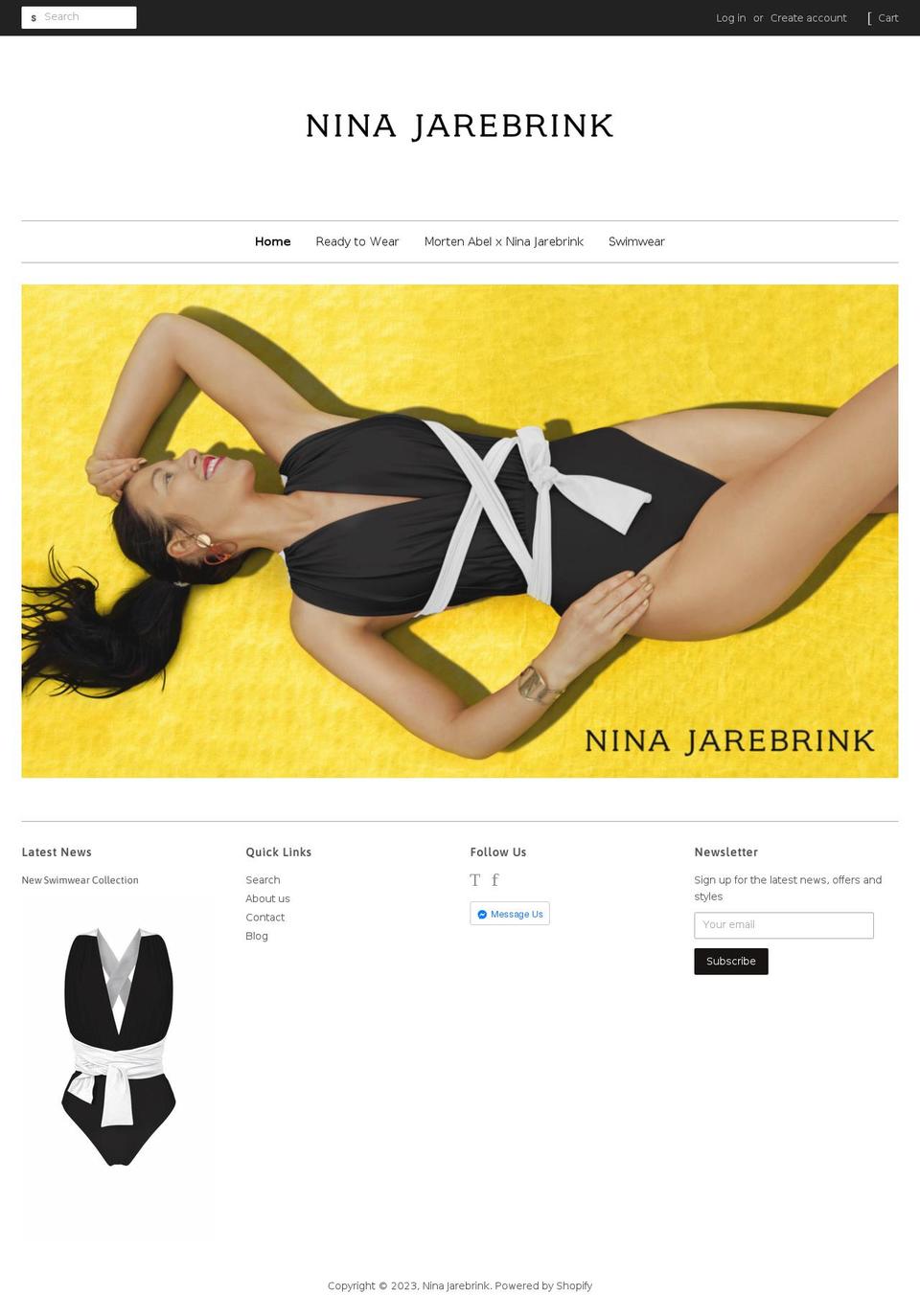 jarebrink.se shopify website screenshot