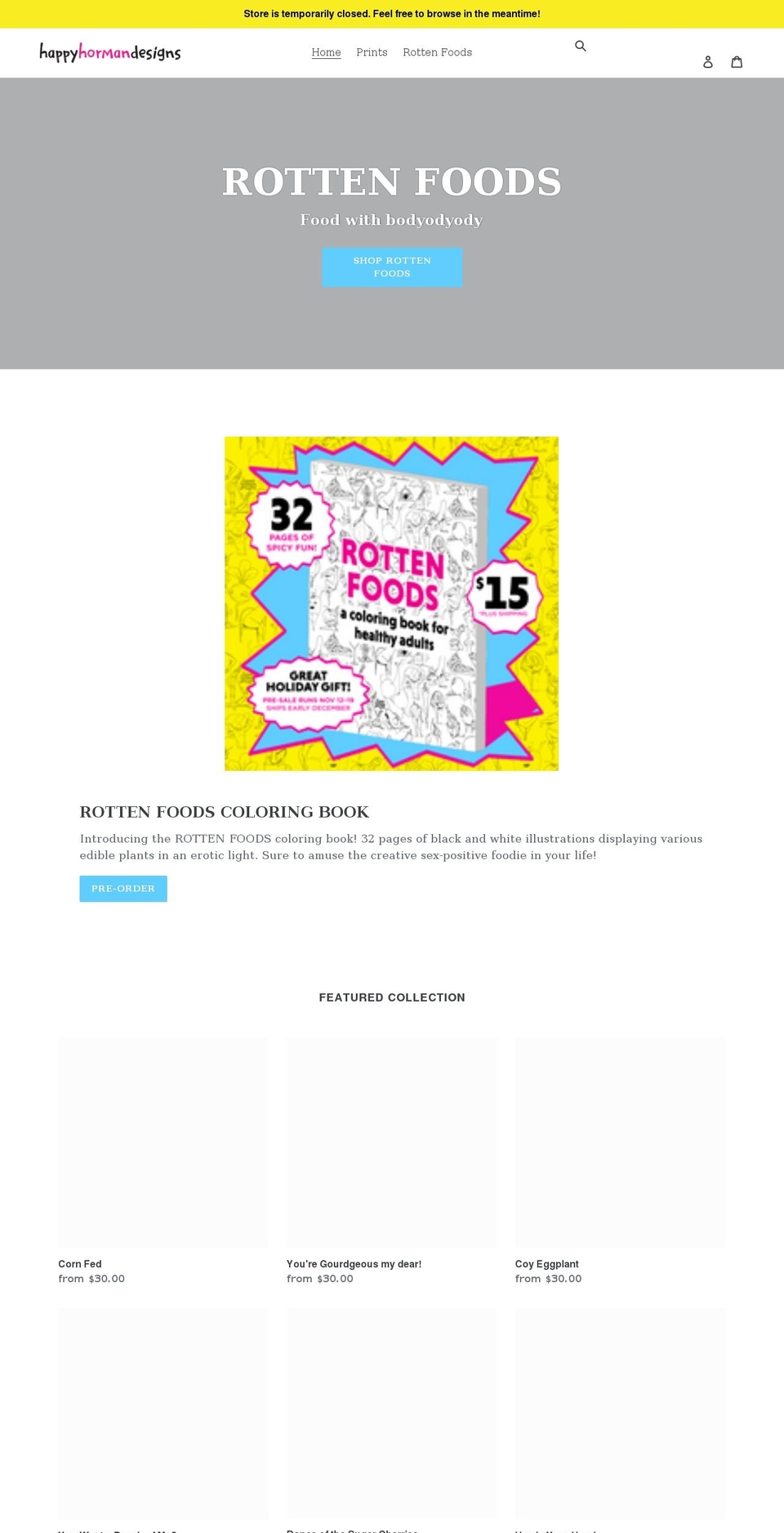 jaredhorman.com shopify website screenshot
