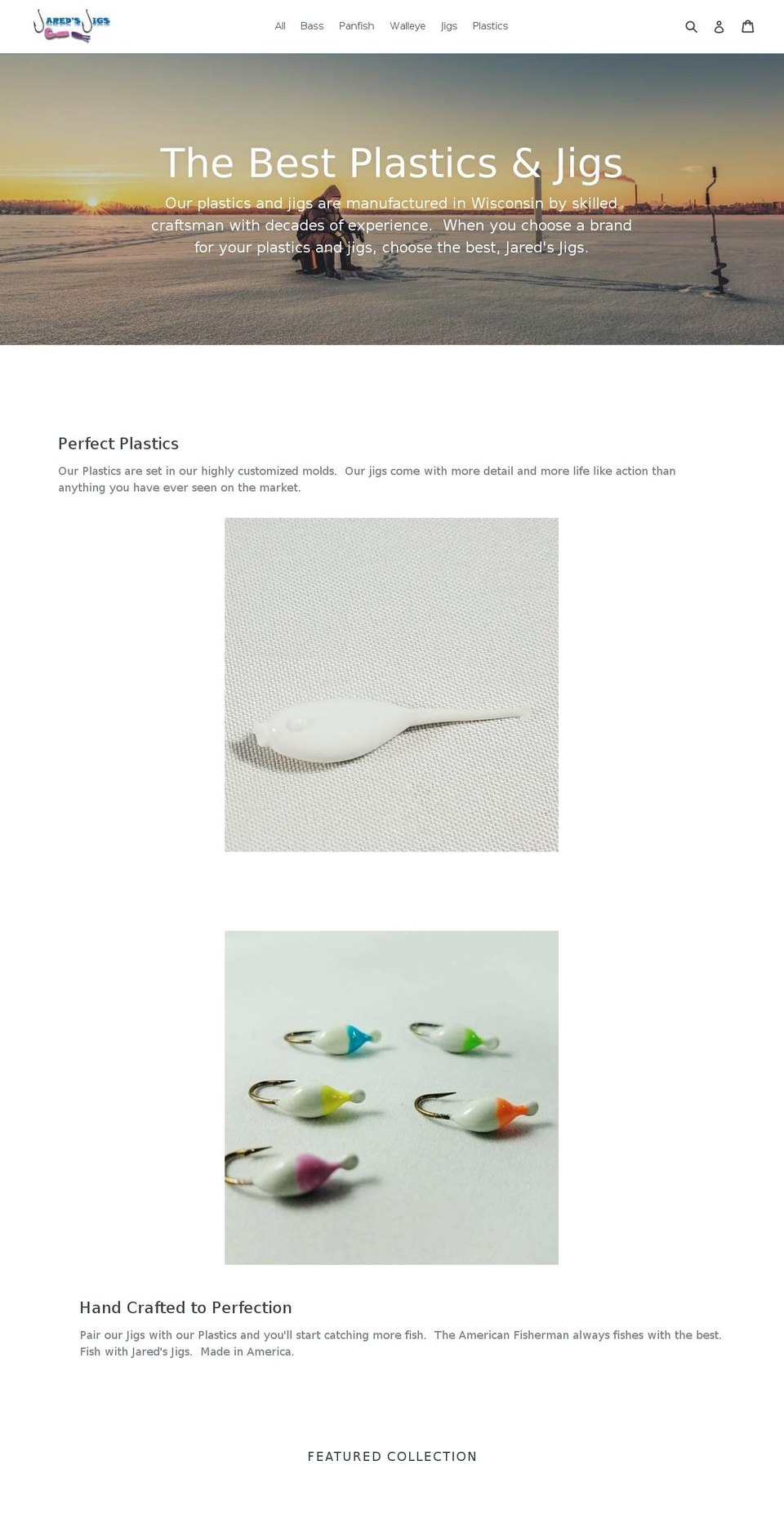 jaredsjigs.com shopify website screenshot