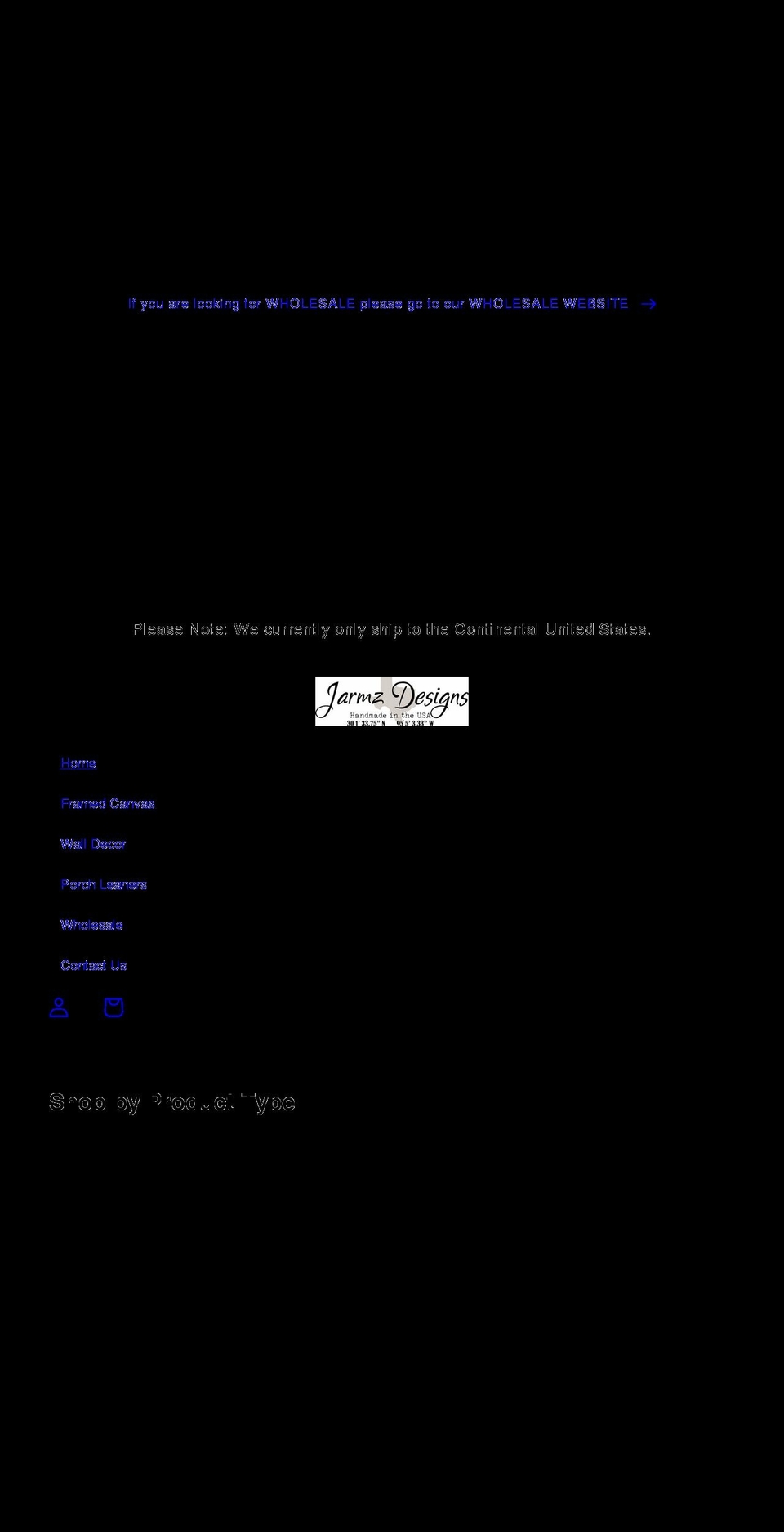 jarmzdesigns.com shopify website screenshot