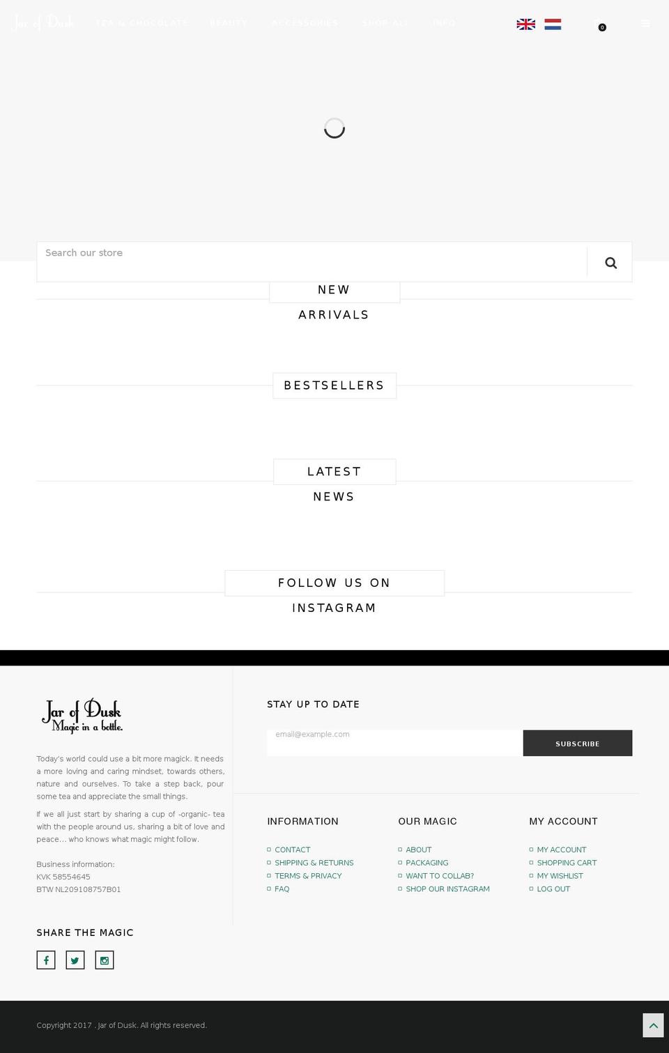 puro-v2-0 Shopify theme site example jarofdusk.com