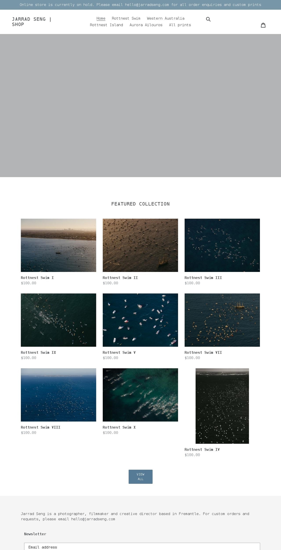 jarrad-seng-prints.myshopify.com shopify website screenshot