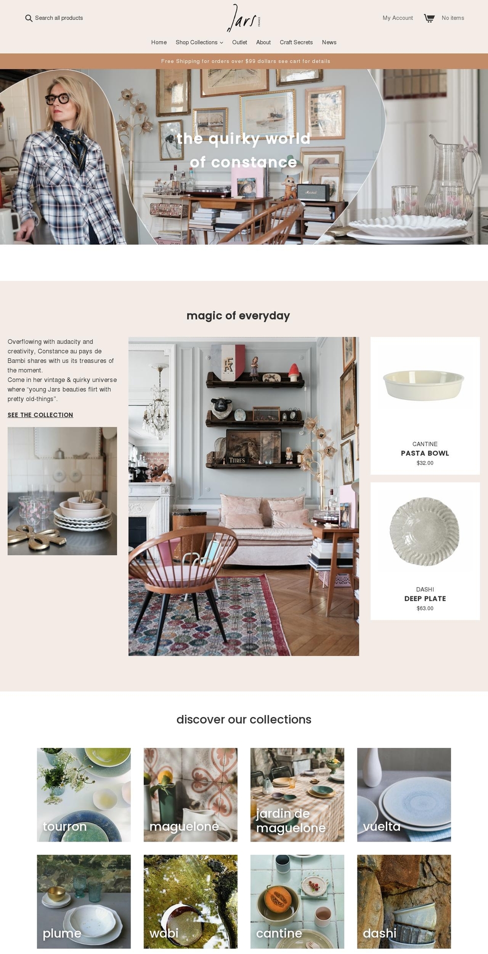 jarsusa.com shopify website screenshot