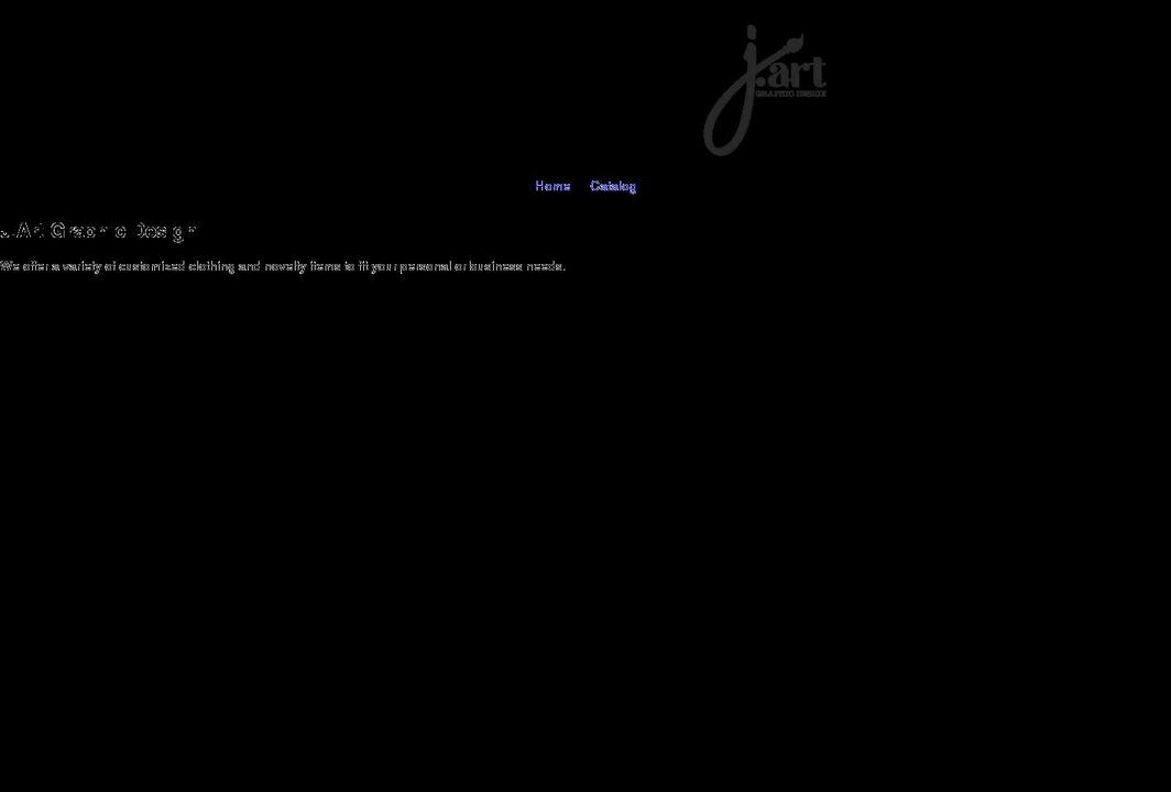 jartgraphicdesign.com shopify website screenshot