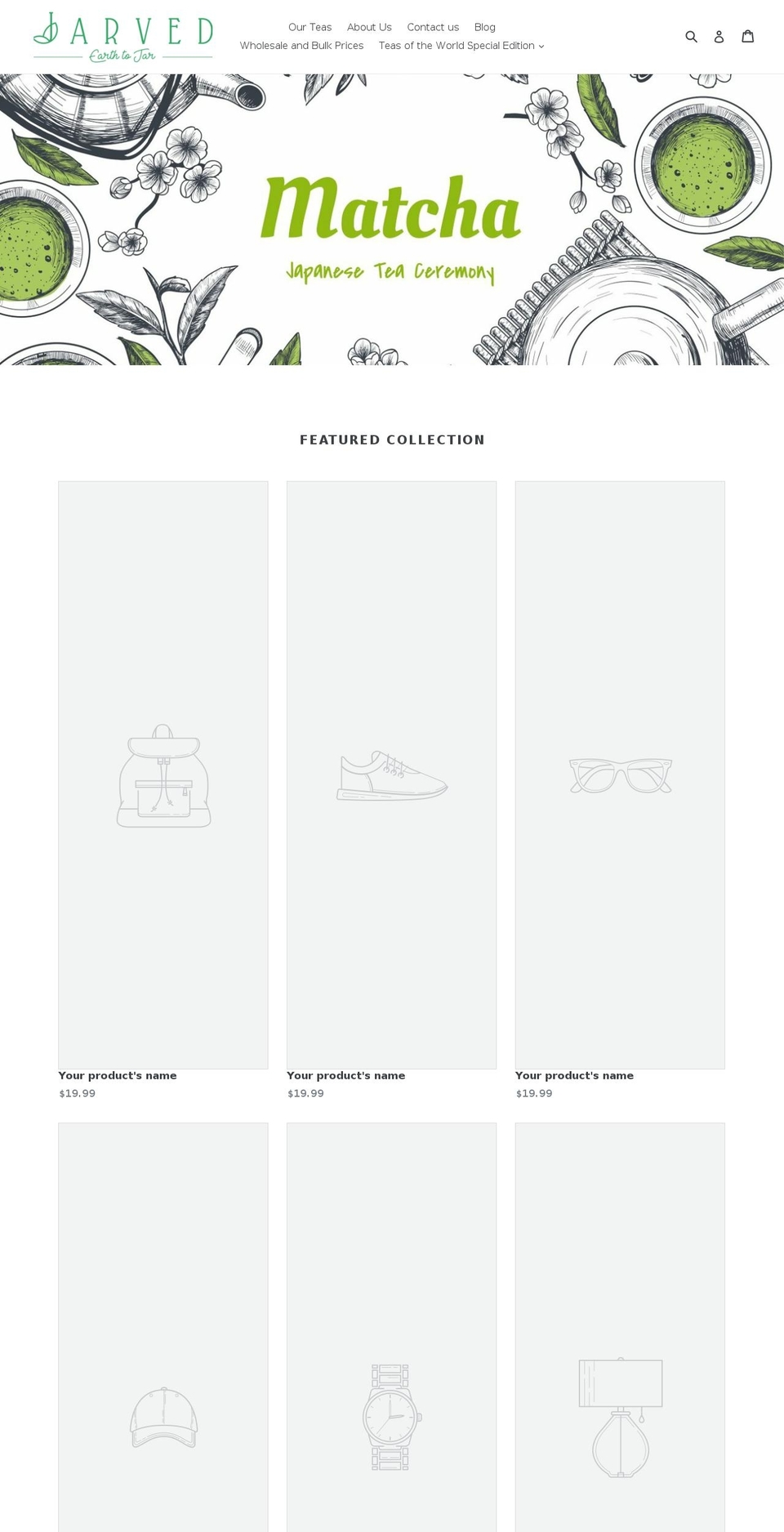 jarvedworld.com — Shopify storefront screenshot