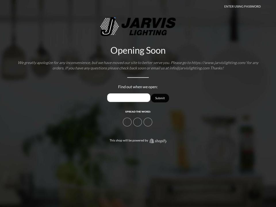 jarvisdirect.com — Shopify storefront screenshot