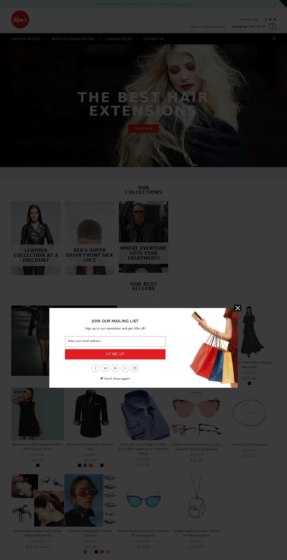 jarvons.com — Shopify storefront screenshot