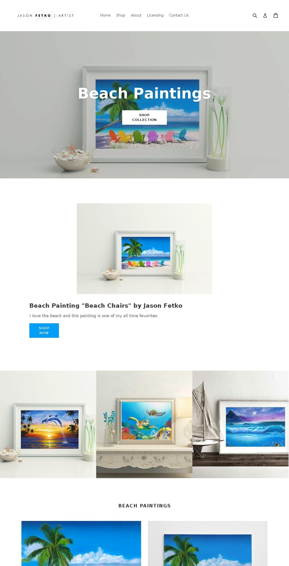 jasonfetko.com shopify website screenshot