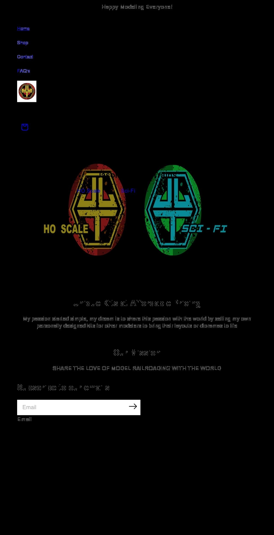 jasonjensentrains.com shopify website screenshot