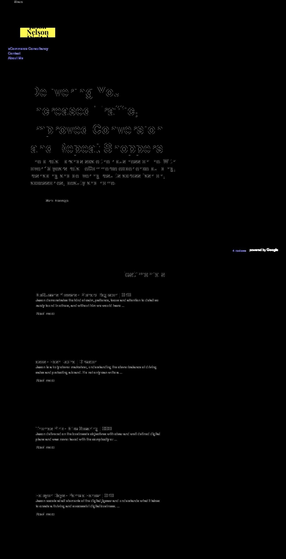 jasonnelsondigital.com shopify website screenshot