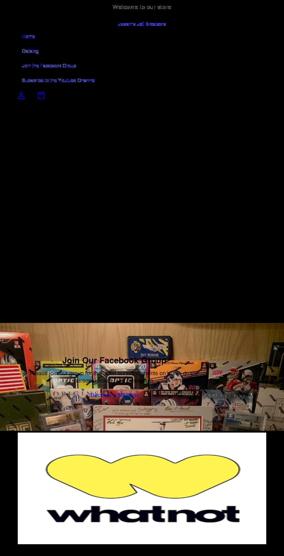 jasonsjetbreakers.com shopify website screenshot