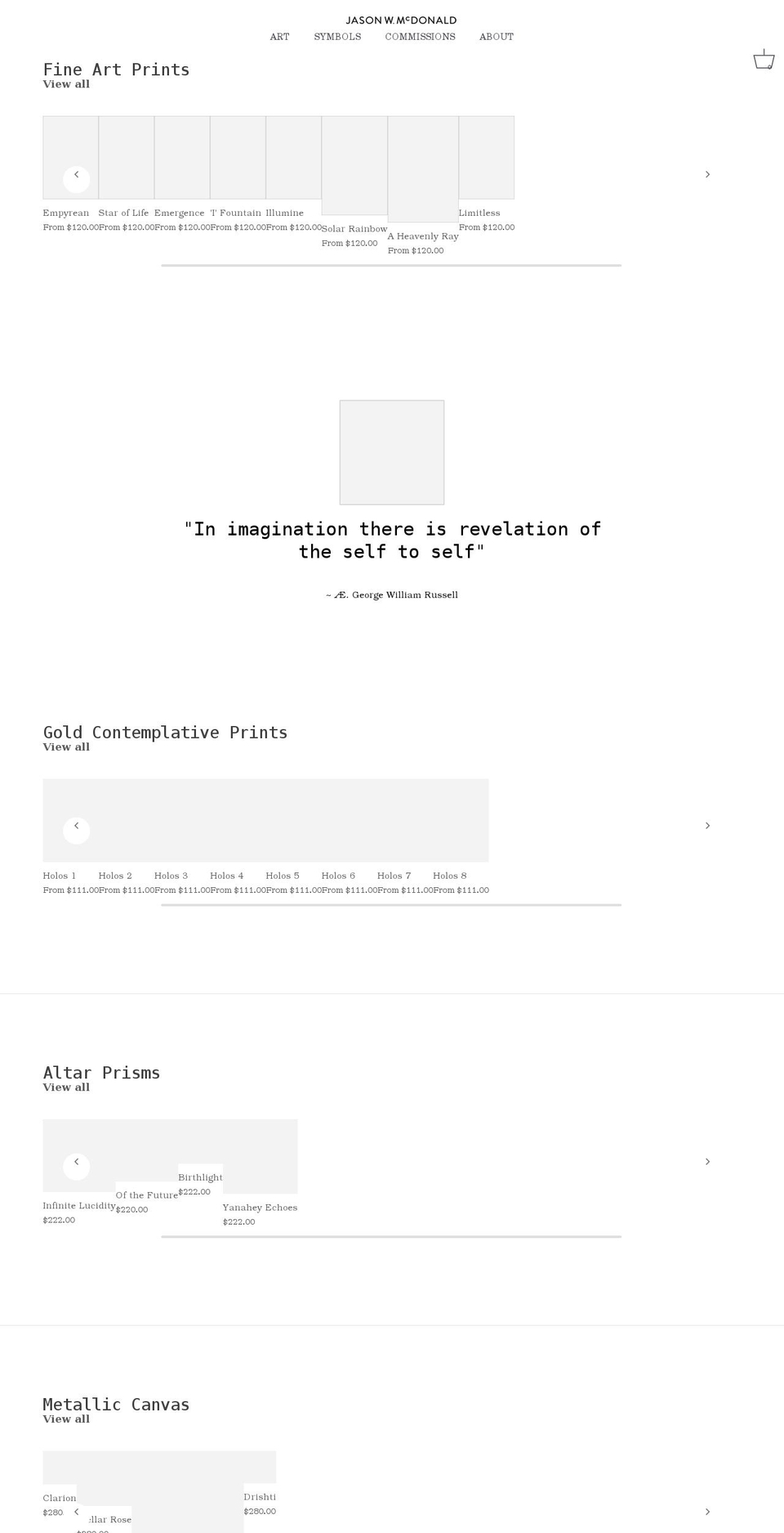 jasonwmcdonald.com shopify website screenshot