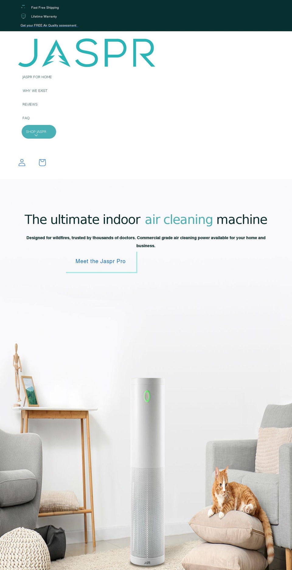 jasprmedical.com shopify website screenshot