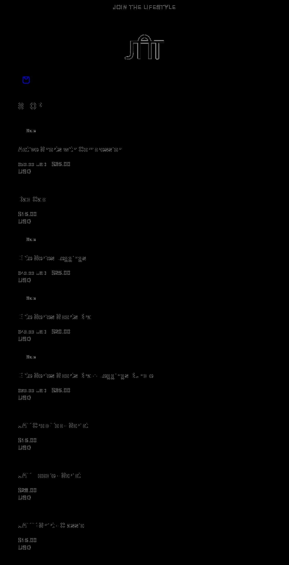 jatgear.com shopify website screenshot