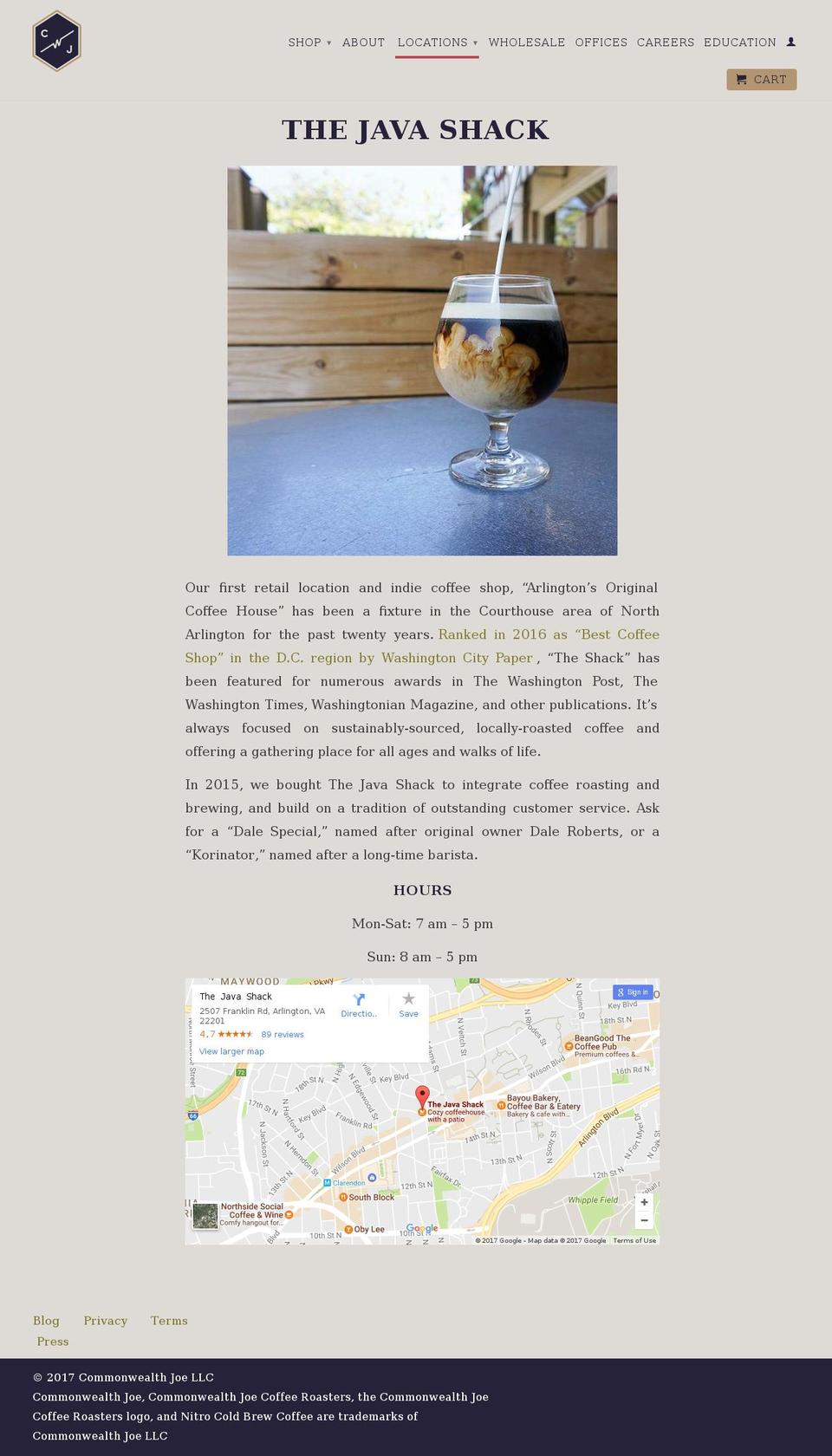 javashack.com shopify website screenshot