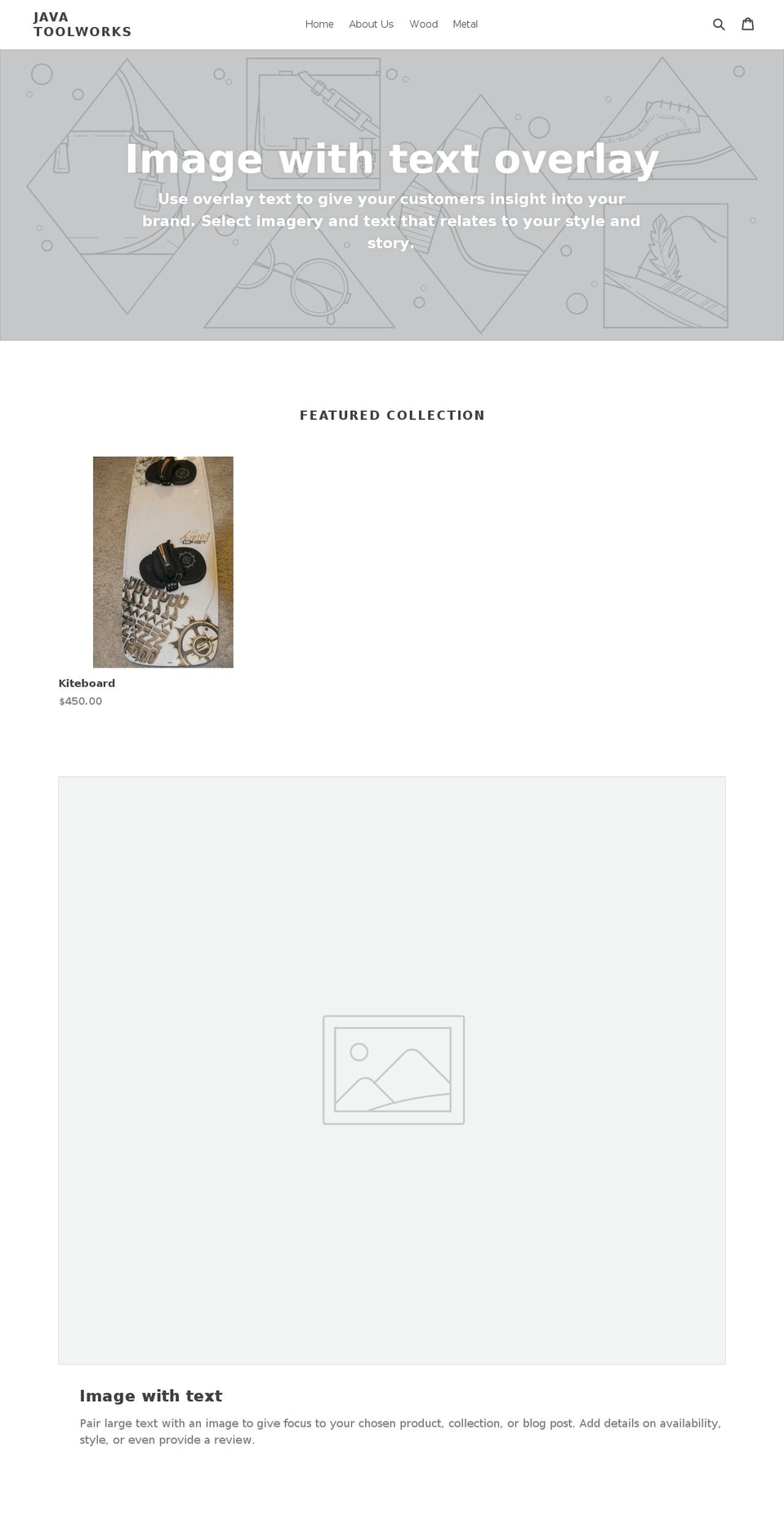 javatoolworks.com — Shopify storefront screenshot