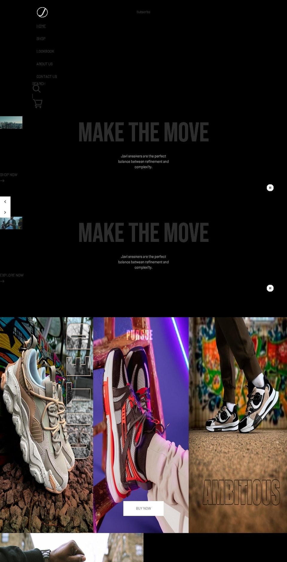 javiusa.com shopify website screenshot