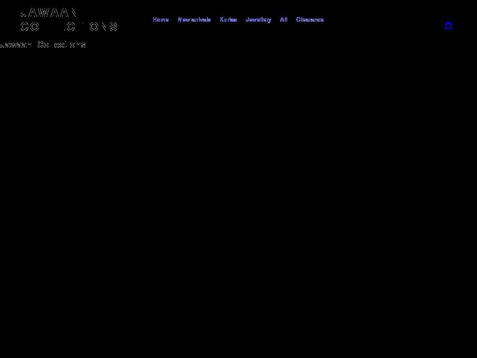 jawaanicollections.com shopify website screenshot