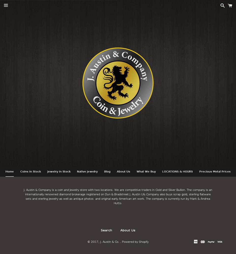 jayaustinbrokers.com shopify website screenshot