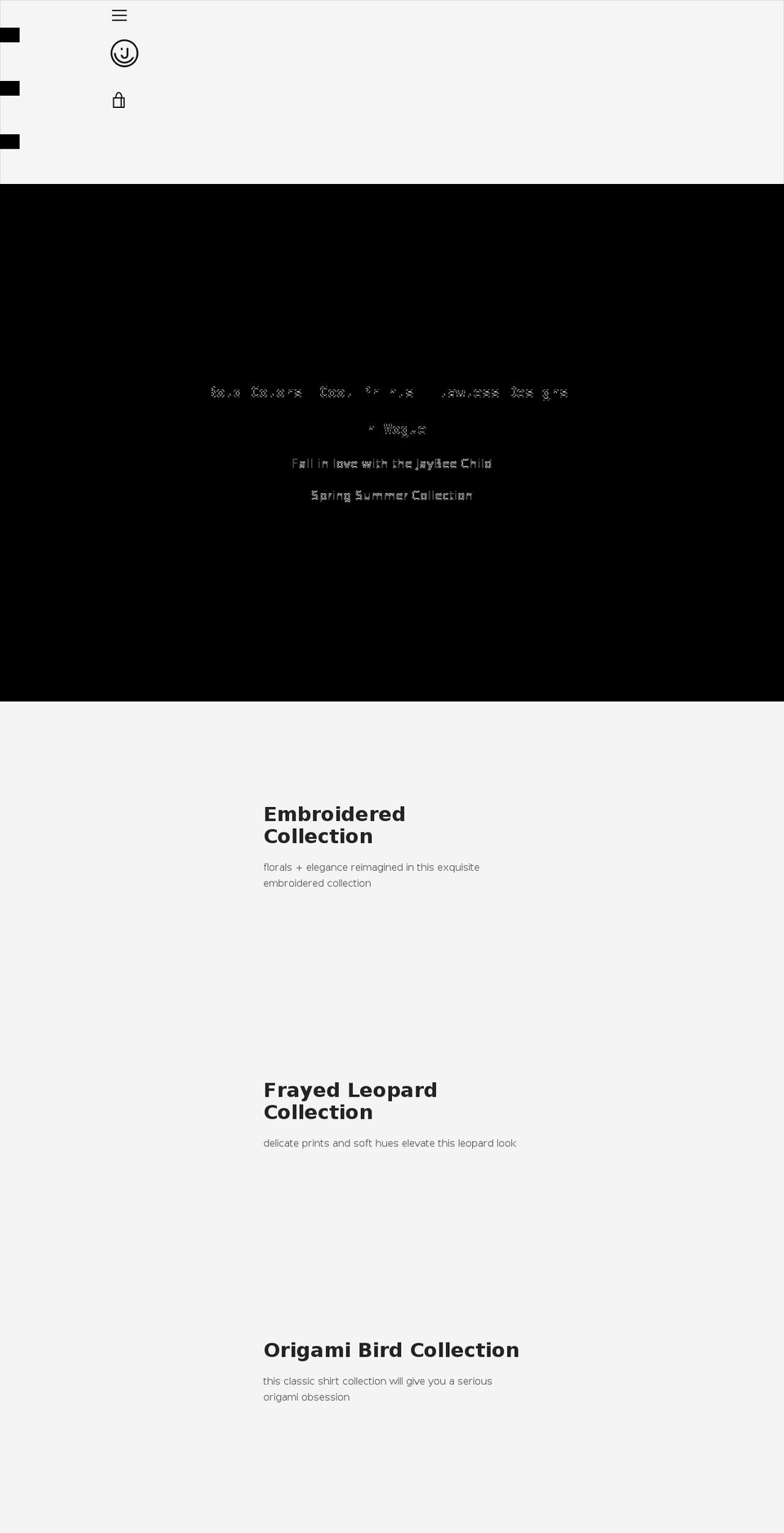 jaybeechild.com shopify website screenshot