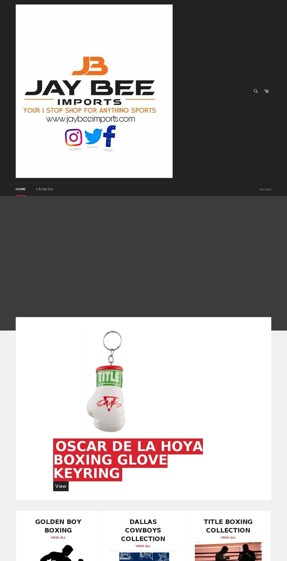 jaybeeimports.com shopify website screenshot