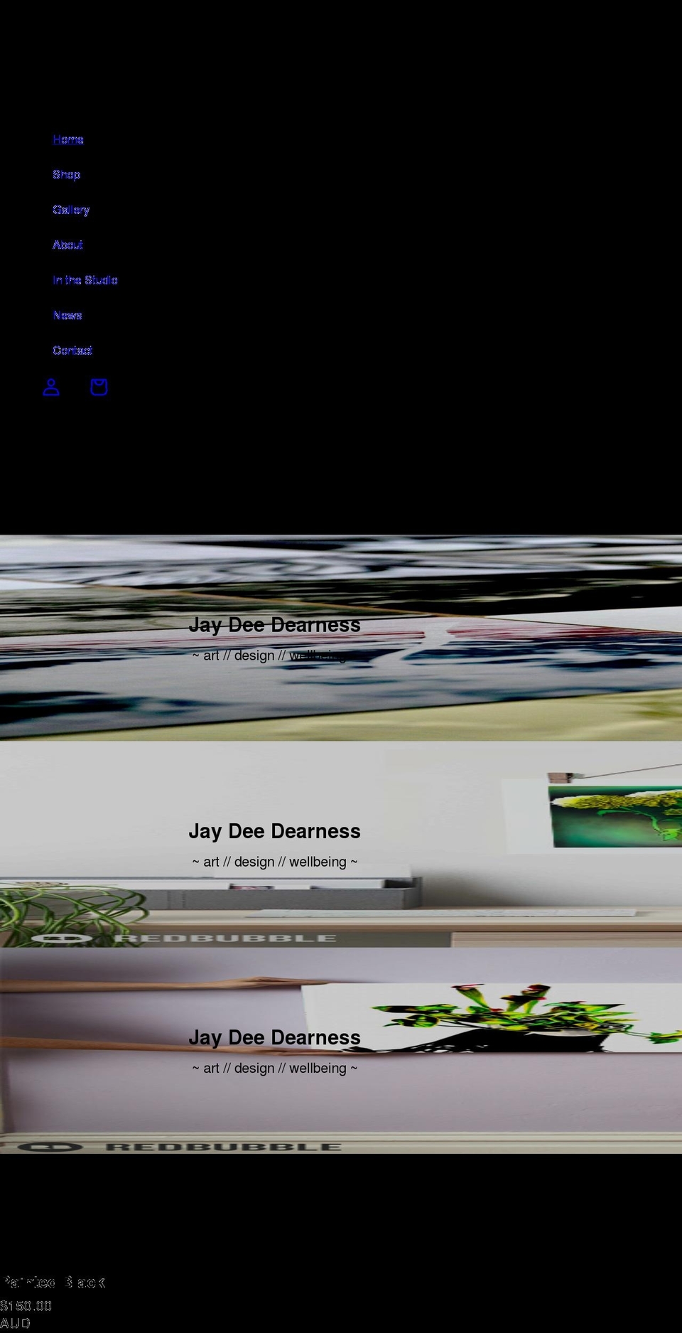 jaydeedearness.com shopify website screenshot