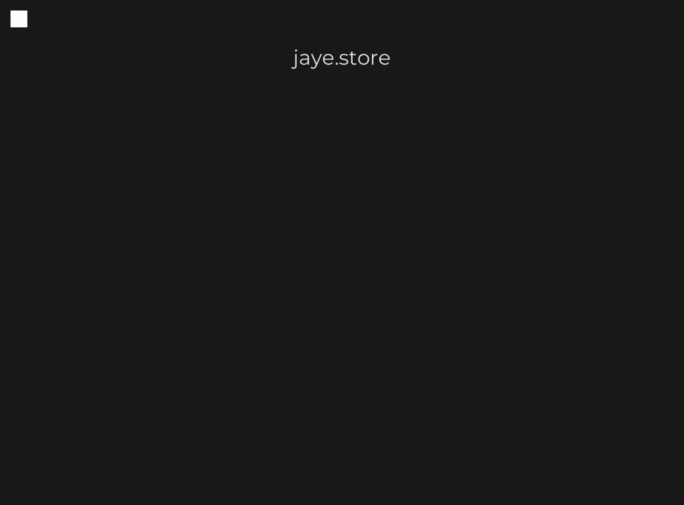 jaye.store shopify website screenshot