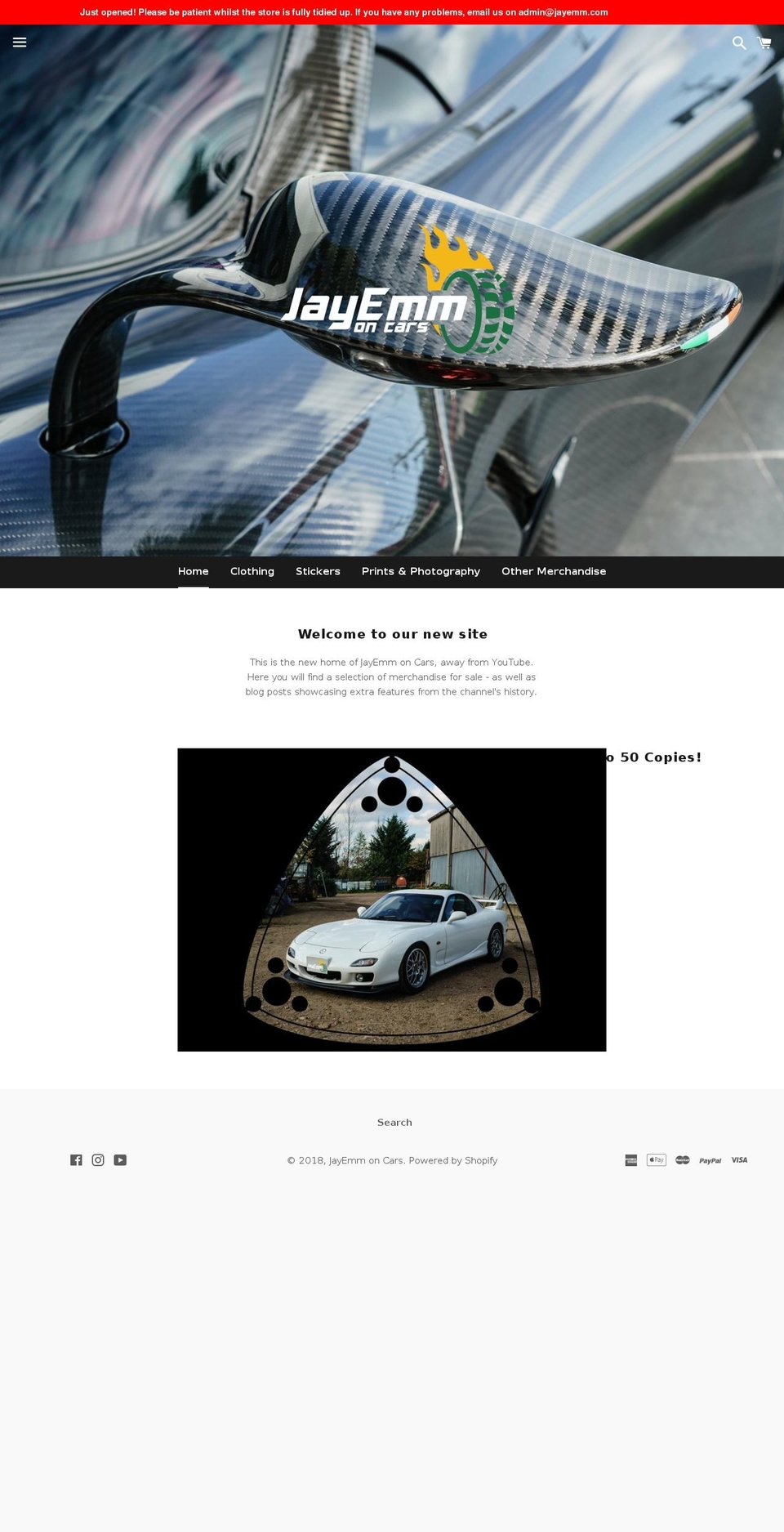 jayemm.com — Shopify storefront screenshot