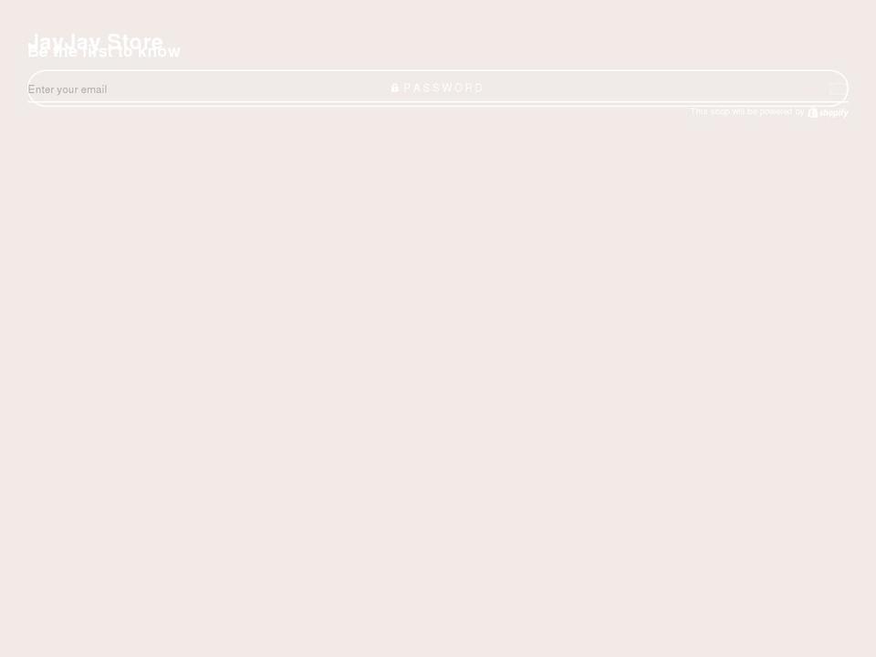 jayjaystore.com shopify website screenshot