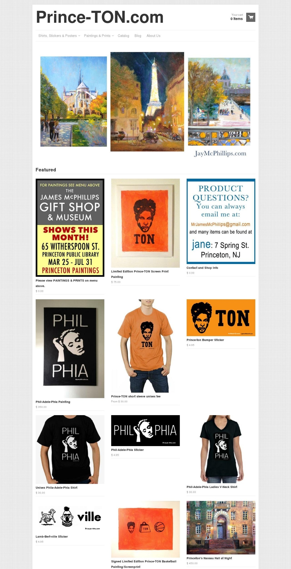 jaymcphillips.com shopify website screenshot