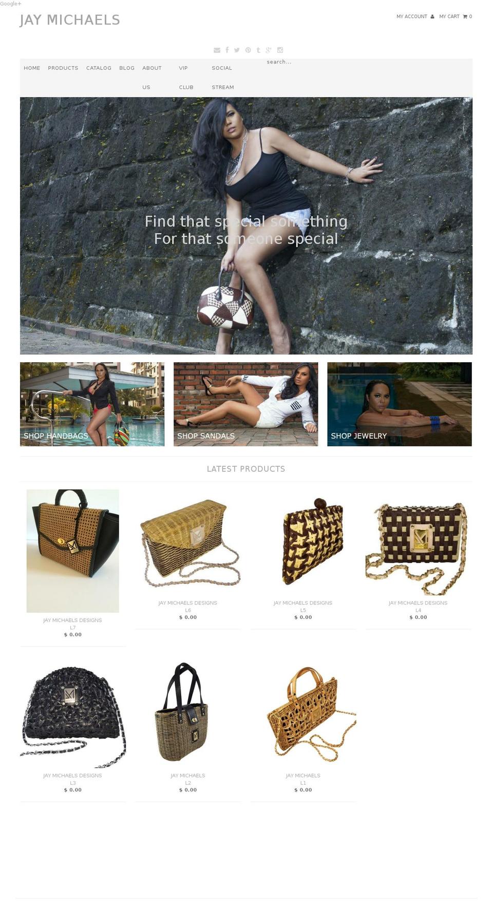 jaymichaelsdesigns.com shopify website screenshot
