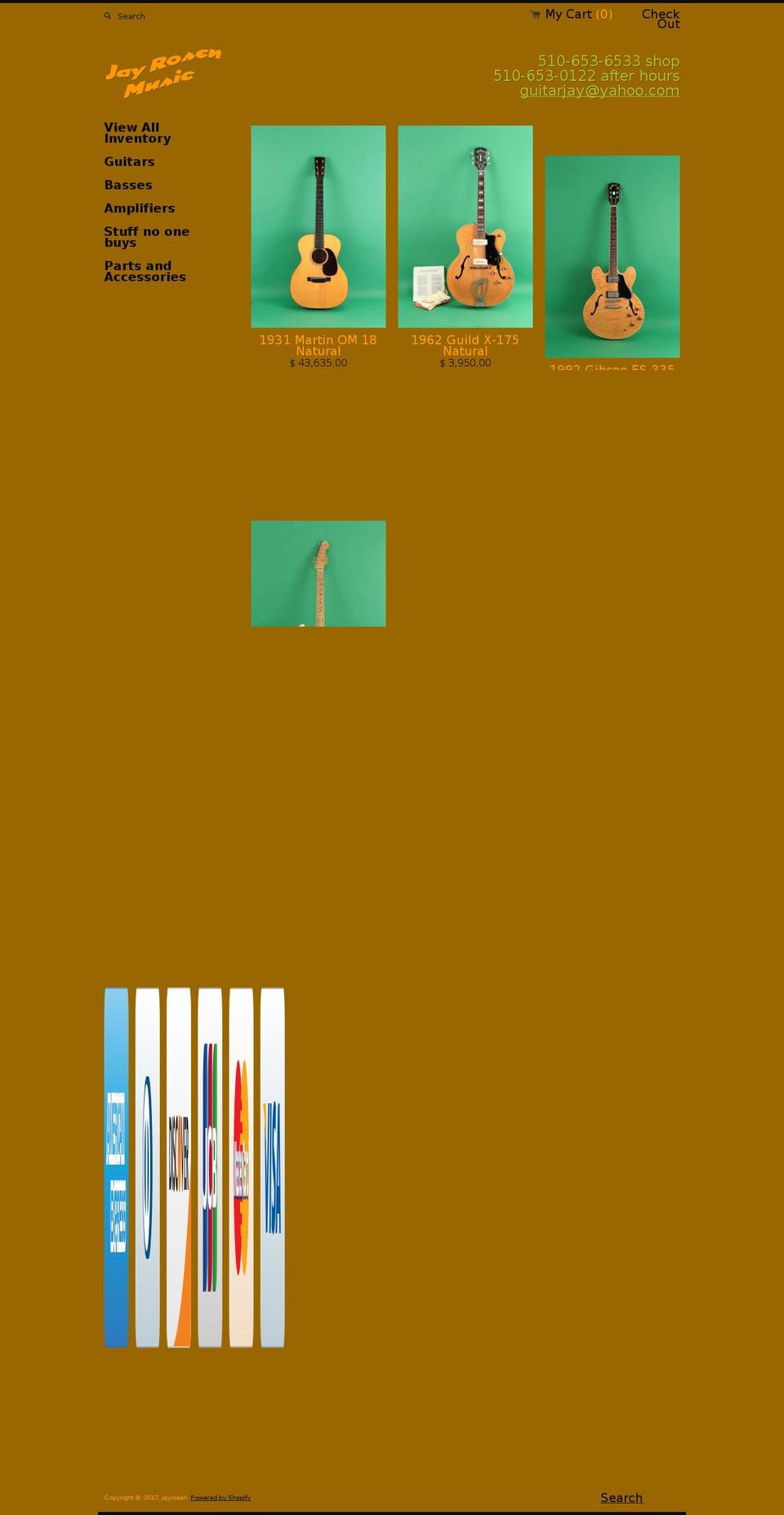 jayrosen.com shopify website screenshot