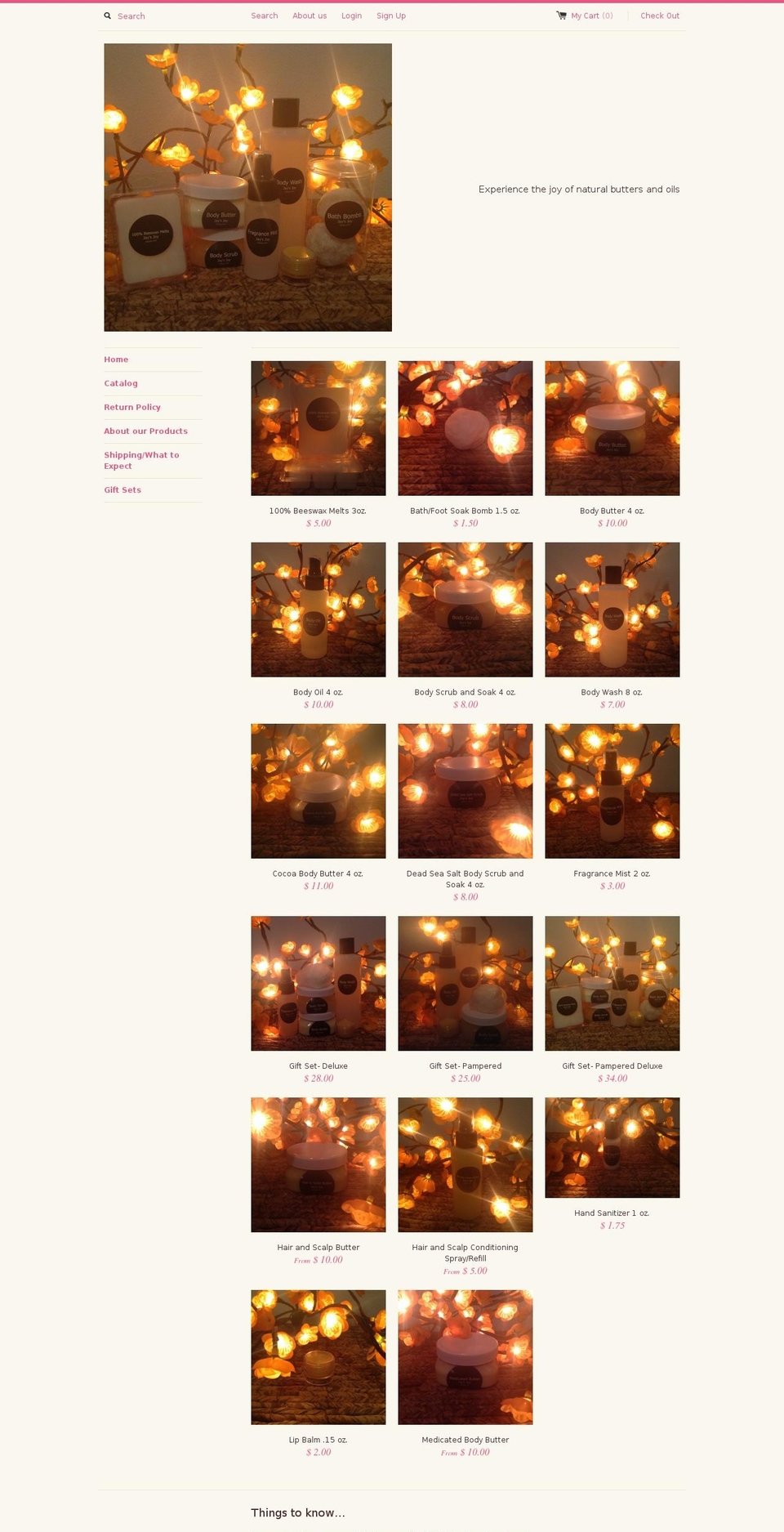 jaysjoy.com shopify website screenshot