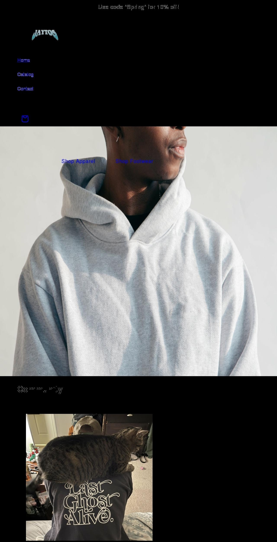 jaytos.com shopify website screenshot