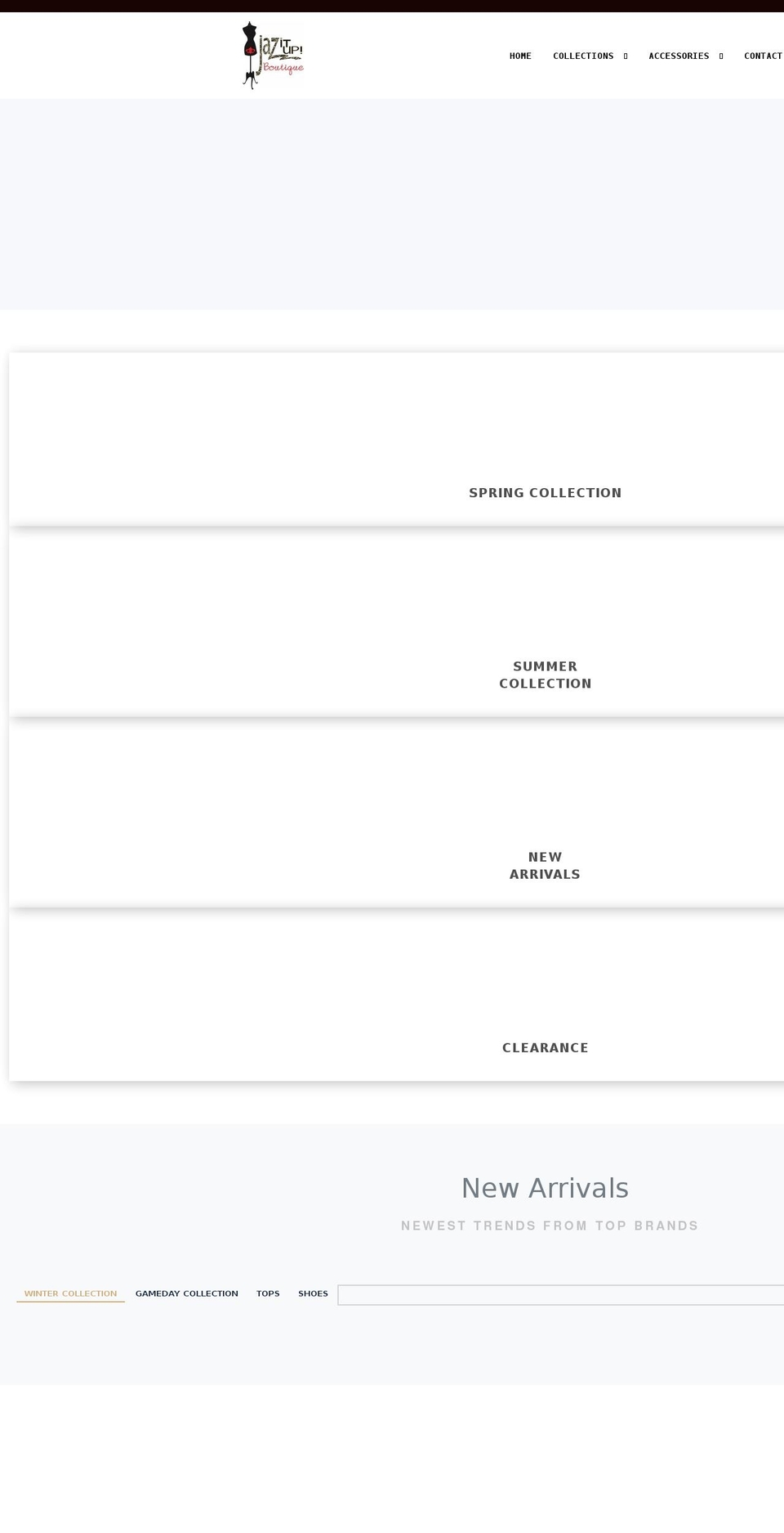 jaz-it-up.com shopify website screenshot