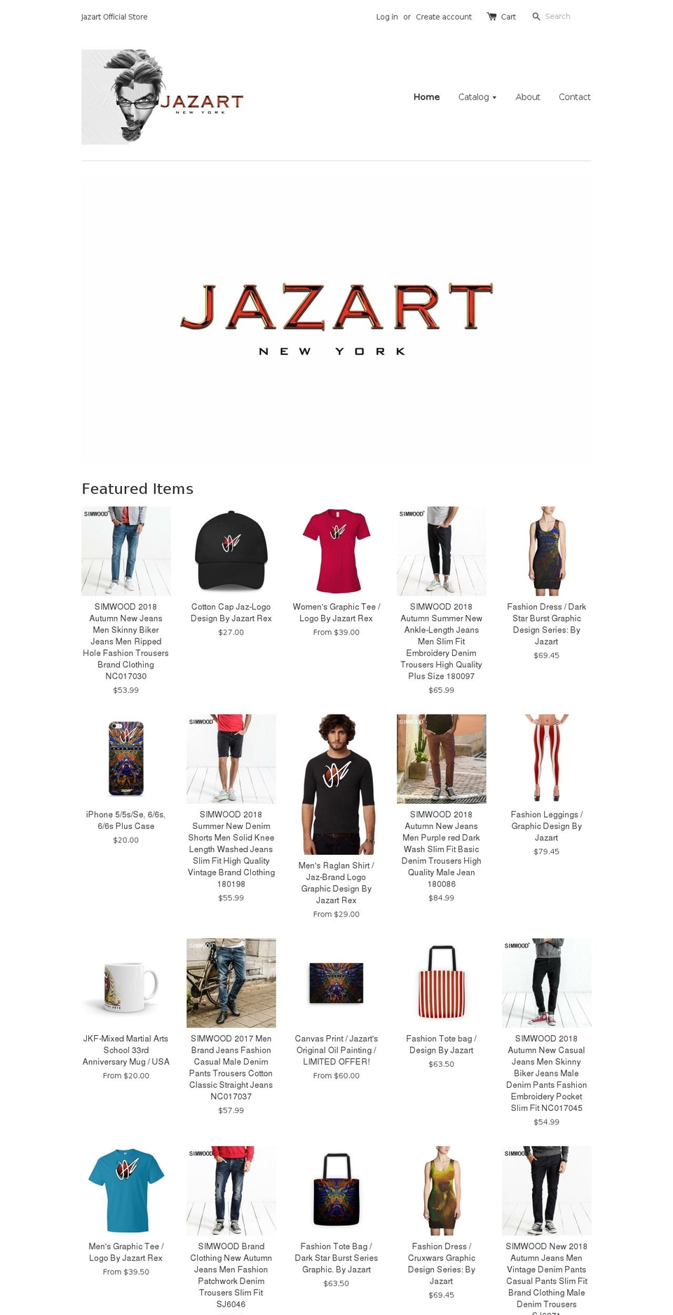 jazart.com — Shopify storefront screenshot
