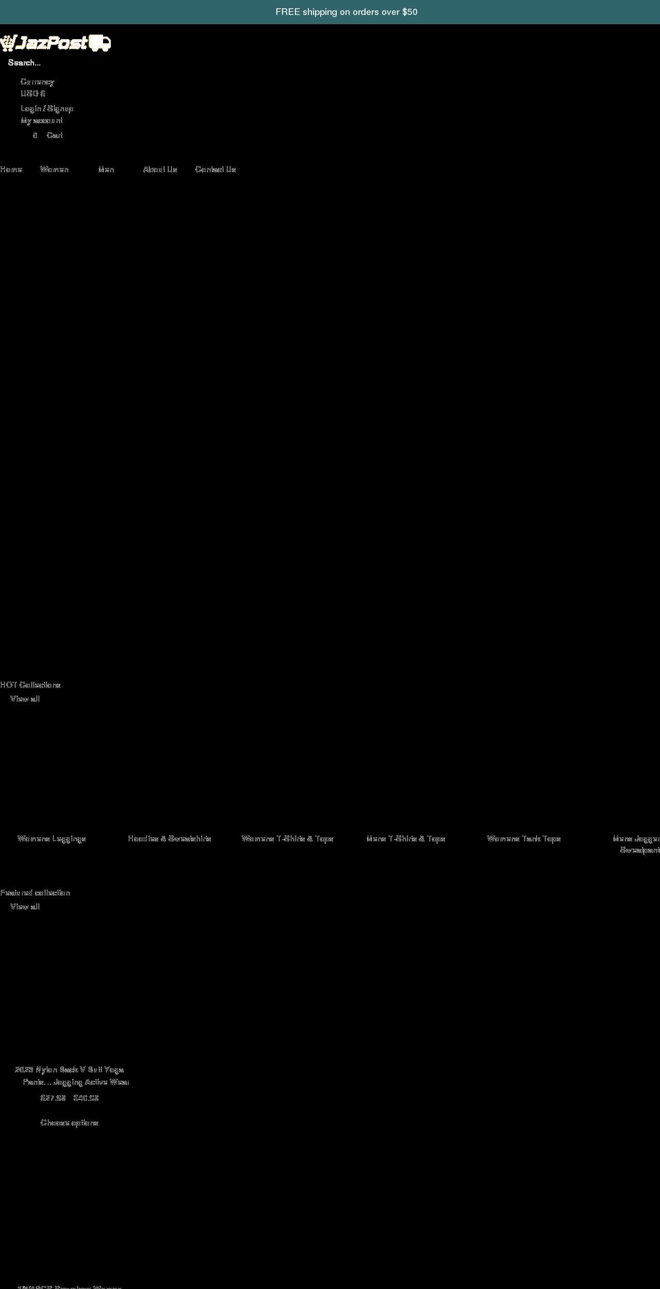 jazpost.com shopify website screenshot
