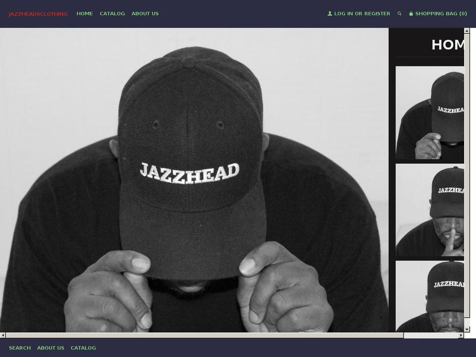 jazzheadsclothing.com shopify website screenshot